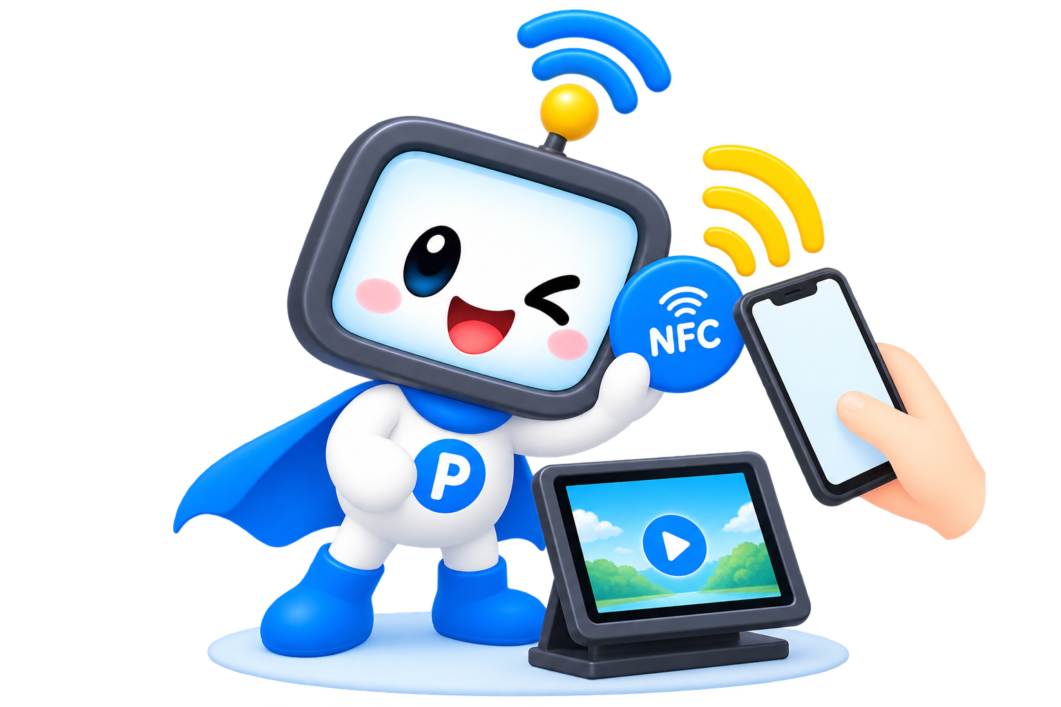 NFCタグをスマートフォンで読み取るピピット